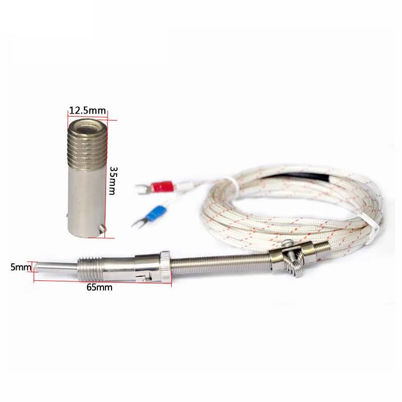 K E Pt100 M12 Screw Thermocouple Screw Resistance Temperature Sensor