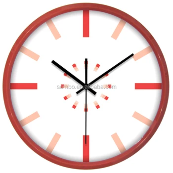 High Quality Kitchen 10inch Red Wall Clock Kitchen 10inch Red Wall Clock