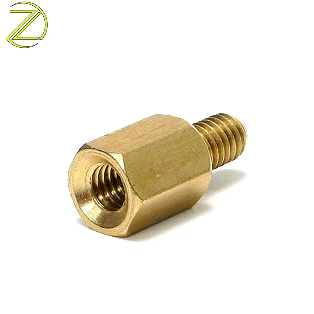 
CNC Turning Lathe Special Fasteners Brass Hex Head Bolt 