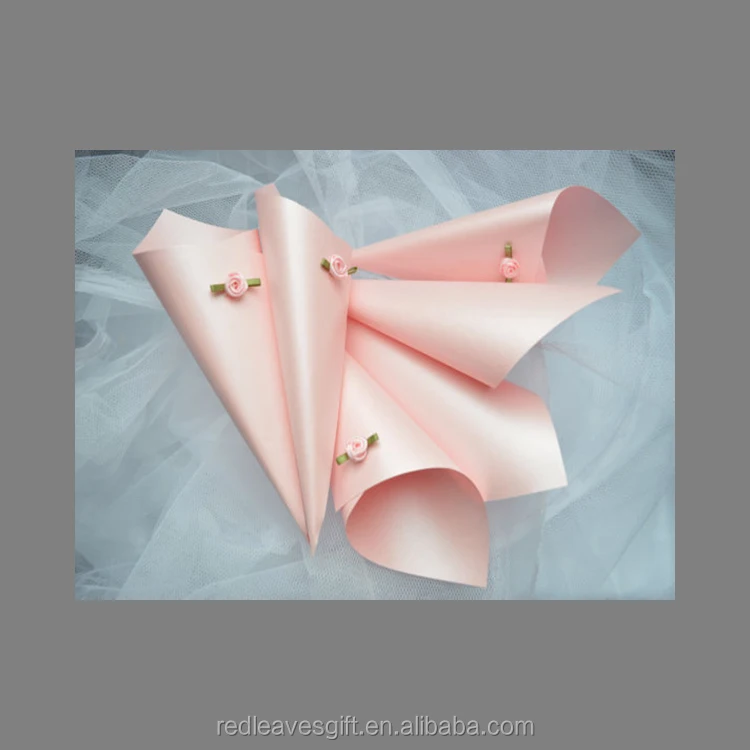 
Recycled art paper favor icecream snow cone paper wholesale 