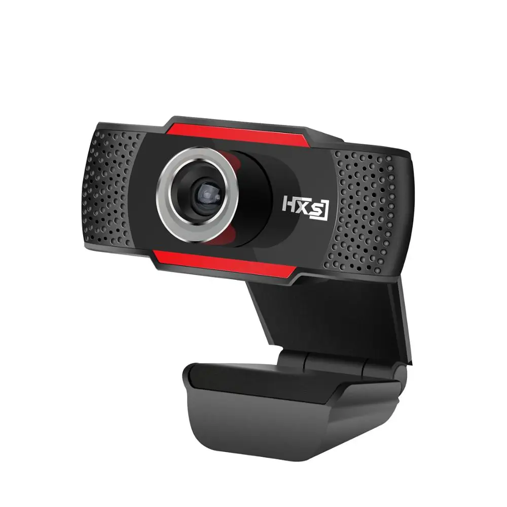 

1 Million Pixel HD Webcam with Mic microphone Digital USB Camera for Computer Notebook, Black+red