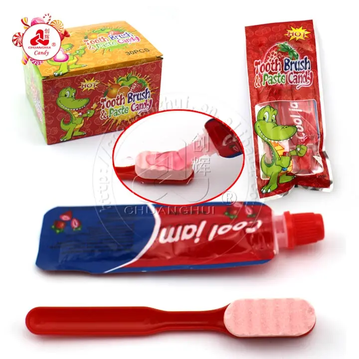 bonbons durs brosse à dents