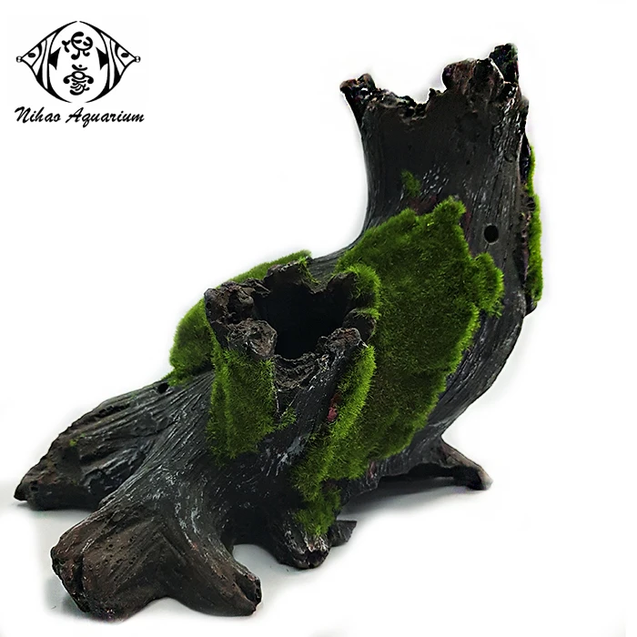 Aquarium Decoration Artificial Tree Stumps Resin Driftwood Root With