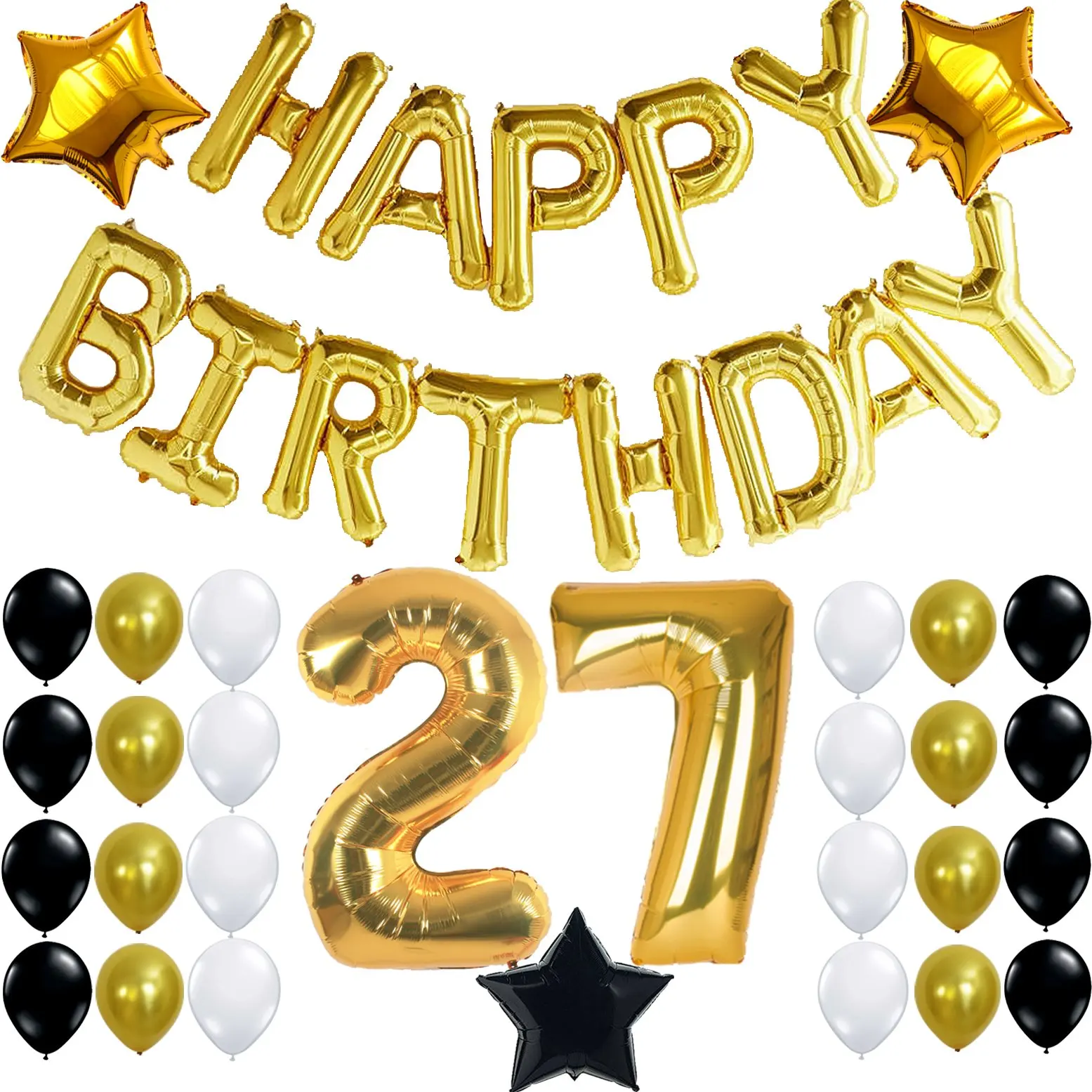 Buy 27th Birthday Party Decorations Kit 