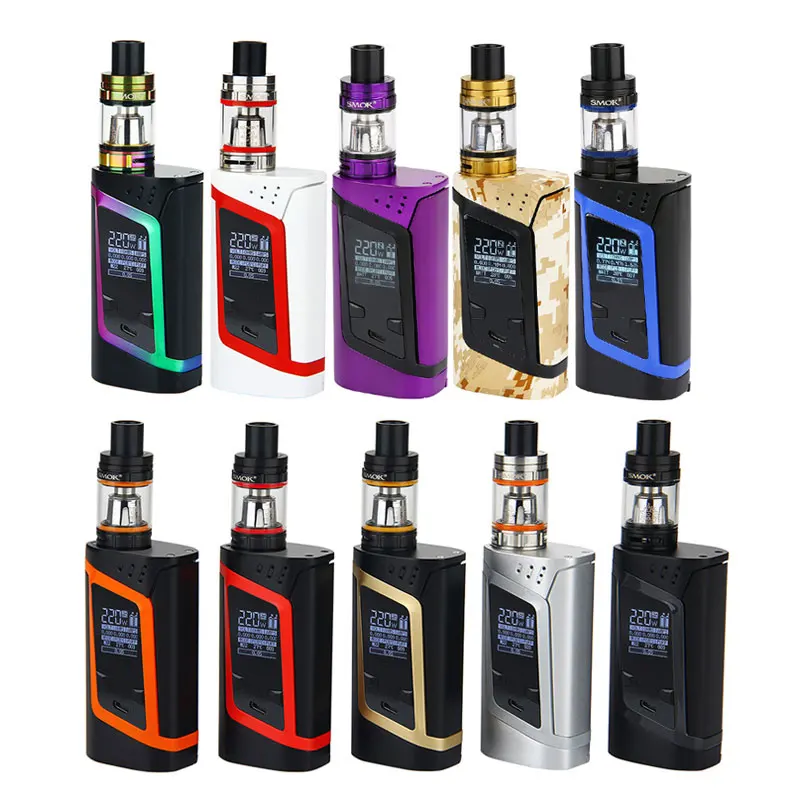 Hg Best Vapor Smoking Device 3ml Tfv8 Baby Tank 220w Smok Alien Quit