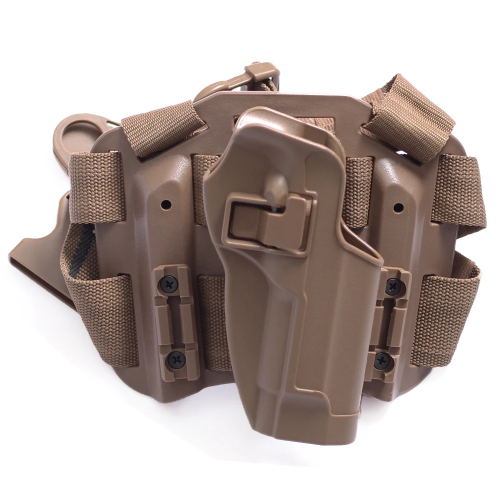 
SPINA OPTICS Nylon Gun Military tactical leg Holster for beretta 92fs 92 96 with Magazine pouch 