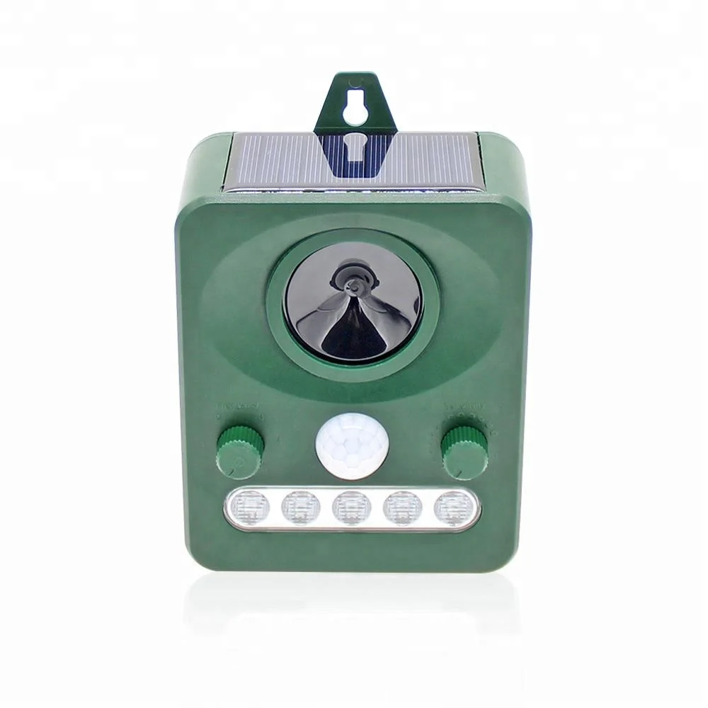 

Best Seller Ultrasonic Outdoor Animal Pest Repeller Solar Rodents Repeller for Garden