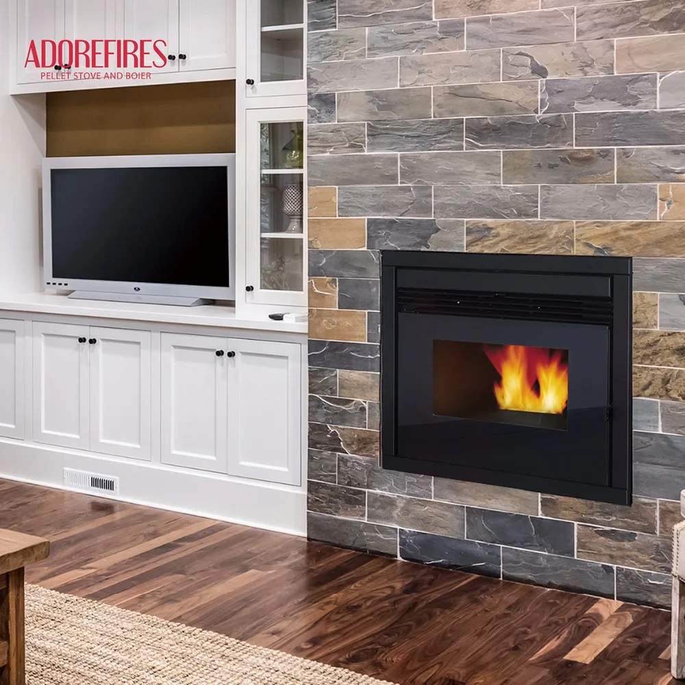 Wood Burning Fireplace Insert Pellet Stove Indoor Heating Home