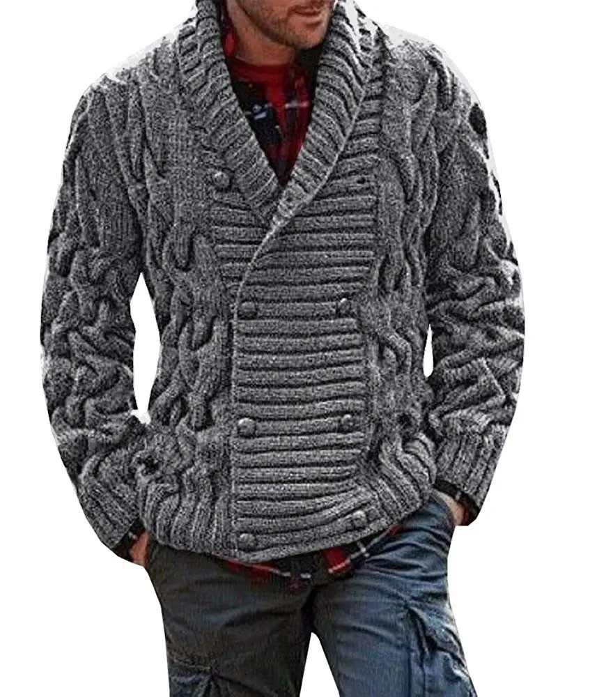 Cheap Mens Double Breasted Cardigan Sweater, find Mens Double Breasted Cardigan Sweater deals on ...