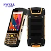 Black feature IP68 Phones SWELL N2 3g cellphone two way radio dual sim military intrinsically safe rugged walkie talkie phone
