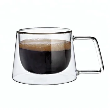 borosilicate glass coffee mug