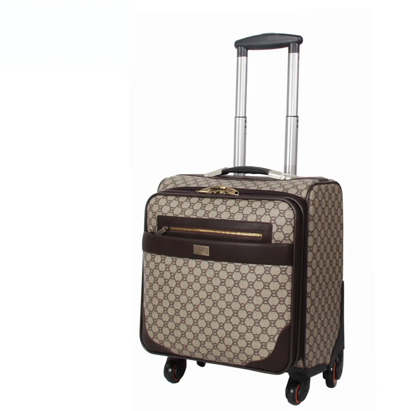 

Fashion luggage travel bags cases low price luggage, Coffee