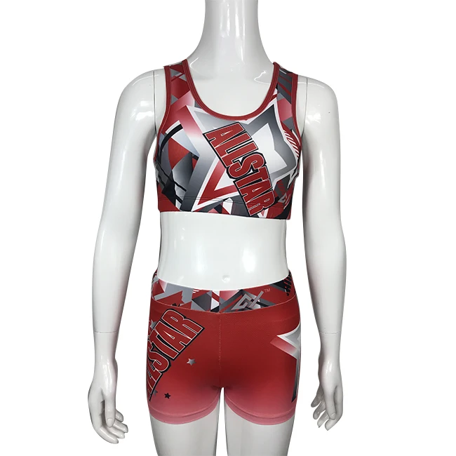 

Custom Sublimation All Star Cheer Practice Wear cheerleading uniforms for women, Customized color