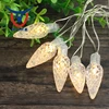 Children Decoration 2AA Battery Operated Customized Corn Shaped Silver Copper Wire LED Starry String Lights