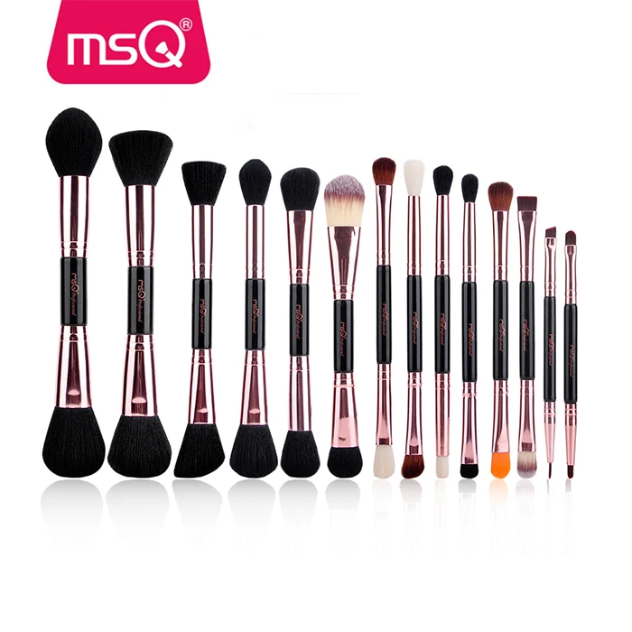 

MSQ 14pcs Double Sided Brush Makeup Private Label Double End Cosmetics Brush Wholesale