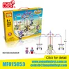 Amusement park 399pcs Knex-rotating cable car Educational block