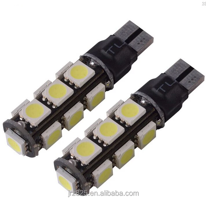 

T10 Strobe Flash 13 SMD 5050 LED Lighting and strobe flash 13LED For car clearance light Super bright 4 colors DC 12V, Cold white