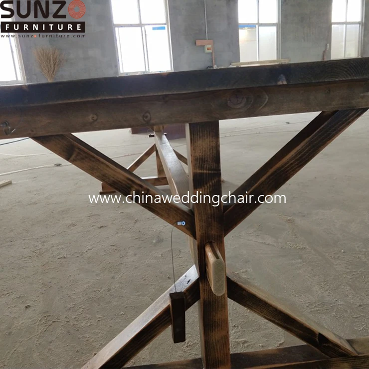 wooden dining table