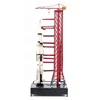 NASA Apollo Saturn Five Rocket Retro Classic Forging Metal Crafts Model Rocket Missile Nasa For Home/Pub/Cafe Decoration