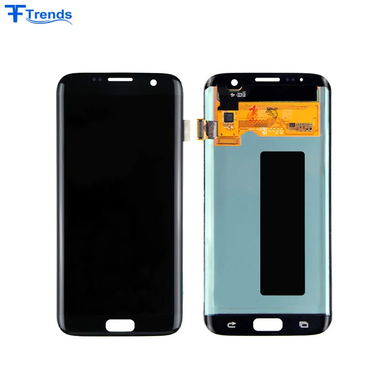 

Original for Samsung S7 Edge LCD Display Touch Digitizer G935FD G935V G935T G935P G935F G935 G935A Screen Replacement, Black/white/gold