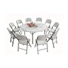 Hot sale outdoor dining set plastic folding table chairs