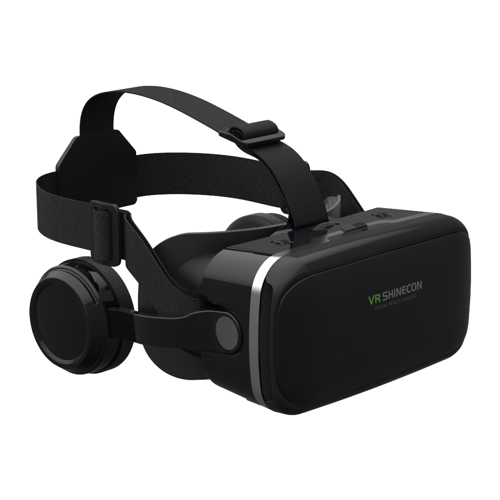 

VR Shinecon High quality google 3d video glasses for video japan girl VR glasses, White, black