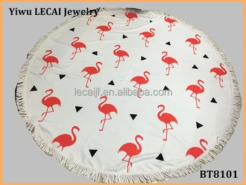 Rond Flamingo Tapis Rond Serviette De Plage Pique Nique Rond Serviette Buy Tapis Rond Flamant Roseserviette De Plage Ronde Flamant Roseserviette