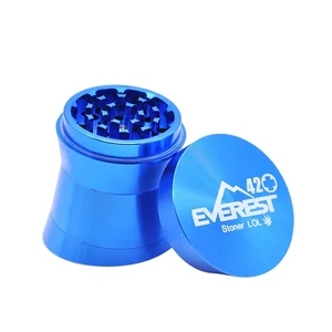 STARBUSS Herb Grinder Aluminum Spice Grinder Dia.61mm 4 Layers Cursher Tobacco Grinder Custom logo
