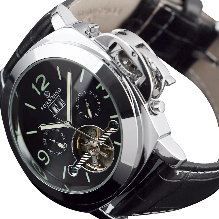 

Forsining 005 Men Automatic Mechanical WatchWrist Watch Luxury Brand Wristwatches Waterproof Mens Watches