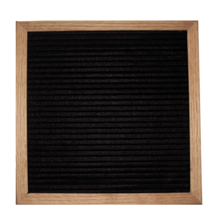 Hot Sale Wooden Frame Slotted Letter Board With Stand