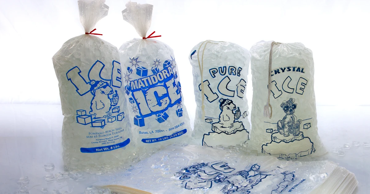custom ice bags