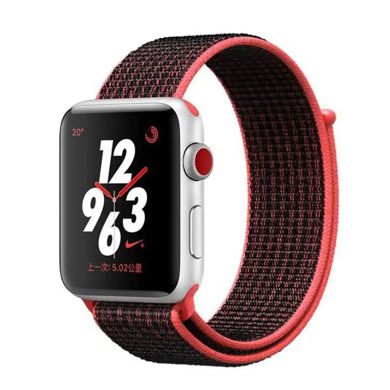 

Free Ship Smartwatch Belt Woven Nylon Adjustable Smart Watch Band Bracelet Wrist Strap Replacement for Apple iWatch Series 1 2 3