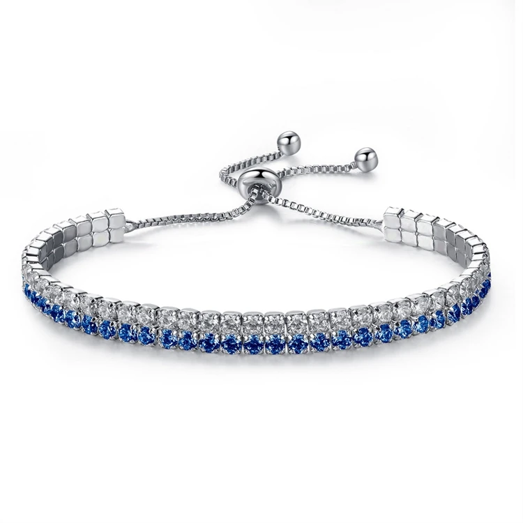 

Wholesale cheap copper alloy CZ stone bracelet for women