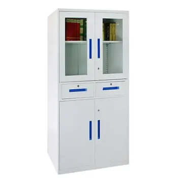 Office Furniture General Use Easy Clear Glass Door Metal Book