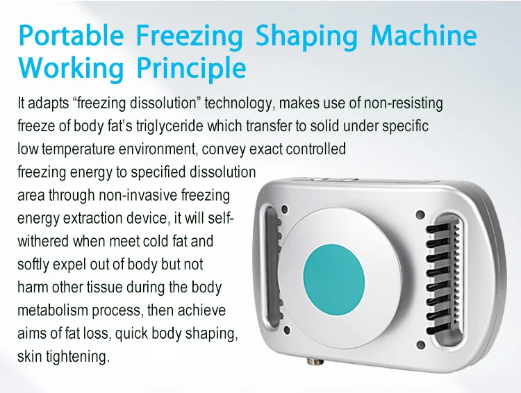 Portable Cryo Pad Slimming Beauty Device body slimming fat freezing machine