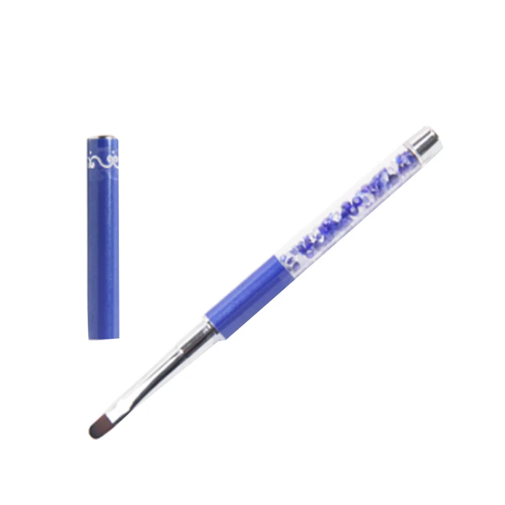 

New Design Acrylic Handle Round Hair Gel Nail Art Brush Pure Color, All colors is available