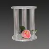 Elegant design acrylic vases artificial flowers
