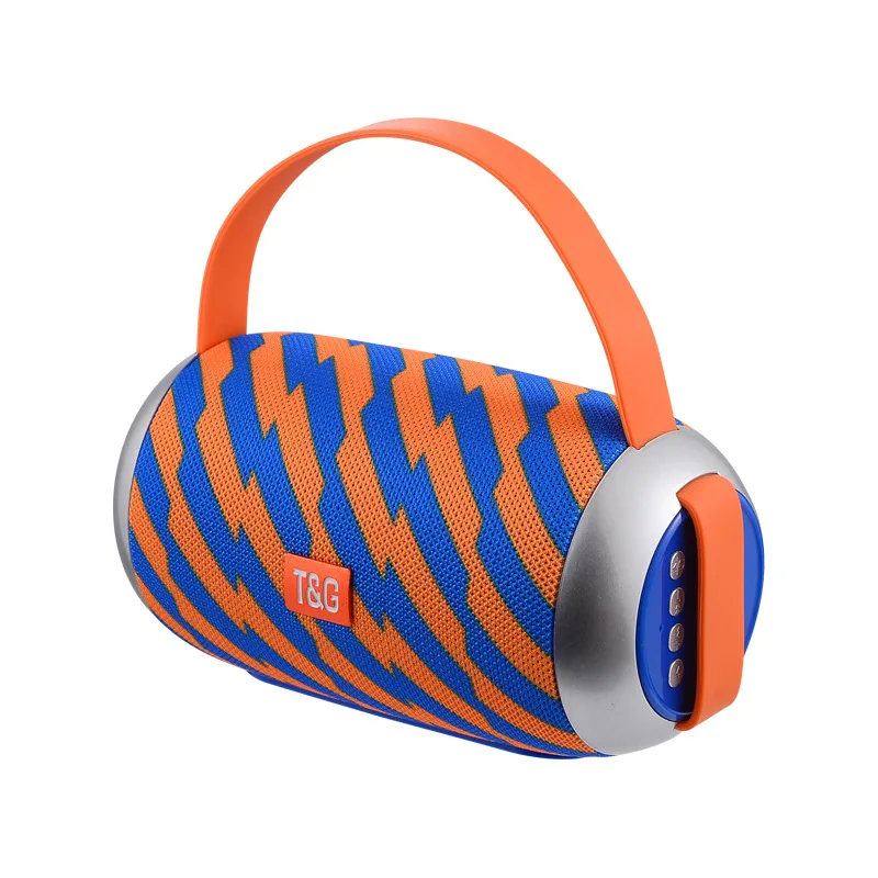 

Portable Waterproof Outdoor Wireless Hifi Smart speaker with Double Fabric TG112, Black,red,blue