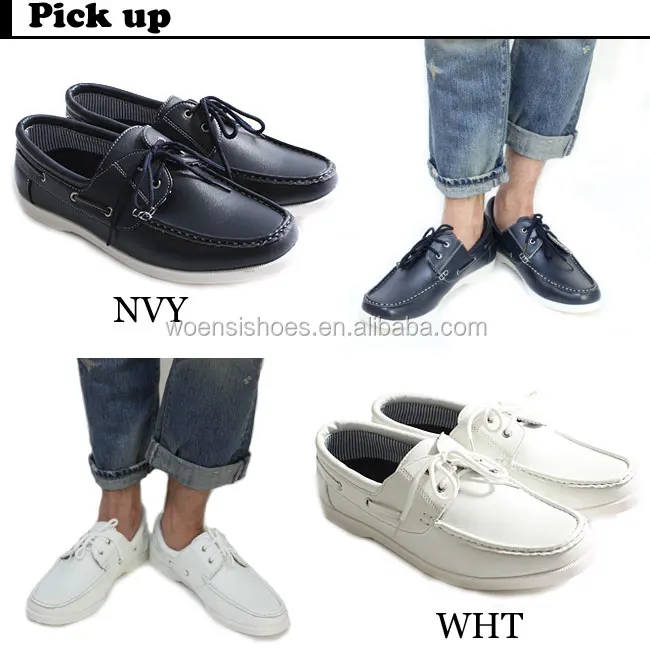 new fashion quality PU upper classic boat shoes moccasin casual shoes sneakers for men