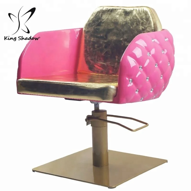 Pink Salon Styling Chairs Barber Station Salon Furniture In Cheap Price