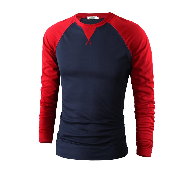 

Long Sleeve Tee Top Fashionable Man NY Embroidery T Shirts Slim Fit For Men