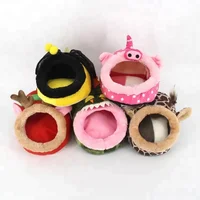 

Soft Cotton Cartoon Small Pet Rabbit Rat Hamster Bed House Chinchillas Squirrel Bed Nest Cage Mini Guinea Pigs Sleeping Beds