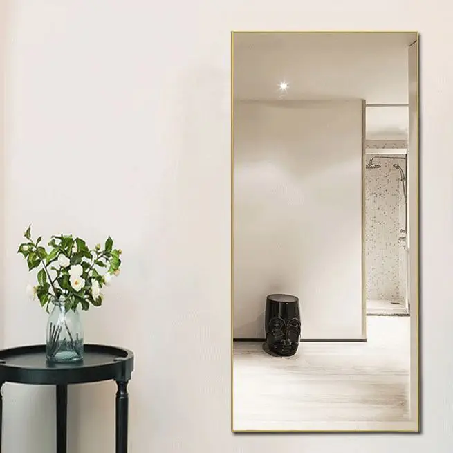 

High quality wall mounted movable vanity bedroom dressing mirror, Black,white,champagne