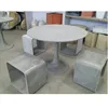 Factory sales high strength durable outdoor garden concrete GRC table