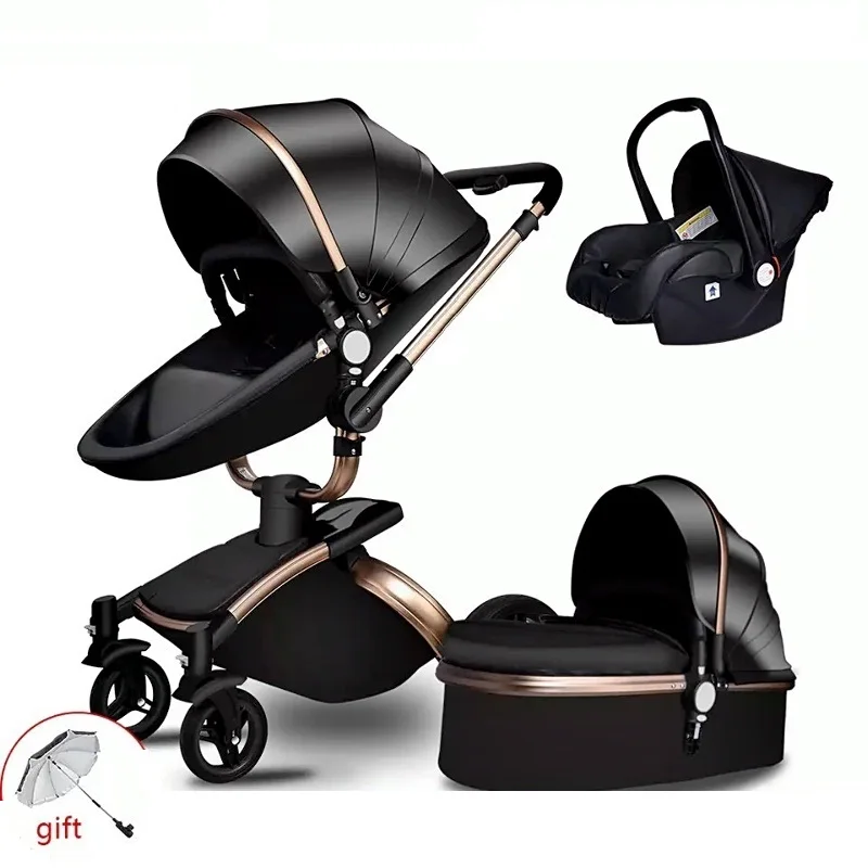 3 in 1 luxury baby stroller