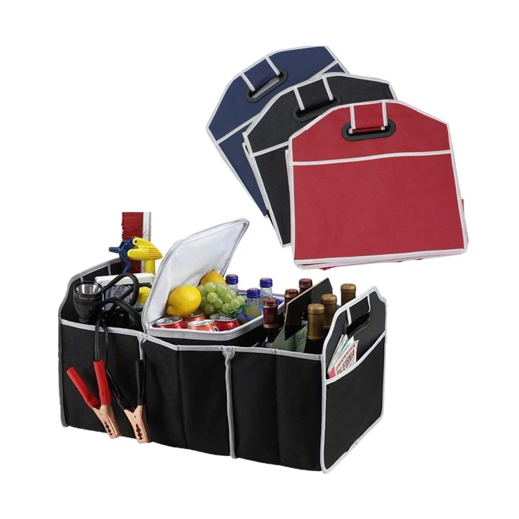 
Collapsible Heavy Duty Tidy Tool Organizer folding handle car storage bag box trunk organiser 