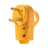 125V/30Amp Heavy Duty RV Replacement Male Plug for rv extension cord with Ergonomic Grip Handle, DROP SHIPPING FROM CA, US