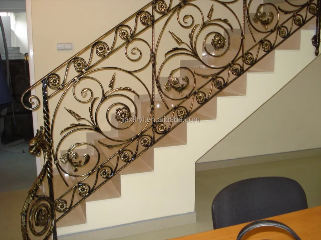 French New Design Latest Used Wrought Iron Railings Used Wrought Iron Stair Railings Indoor Buy Iron Railing Wrought Iron Stair Railings Used Wrought Iron Railings Product On Alibaba Com