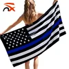 3x5ft Wholesale thin blue line American police flag