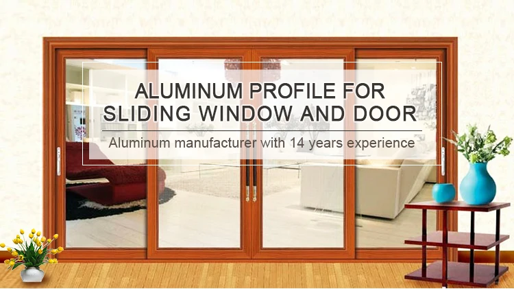 Normal Wooden Grain Alloy Aluminium Profile Channel Frame for Window and Door